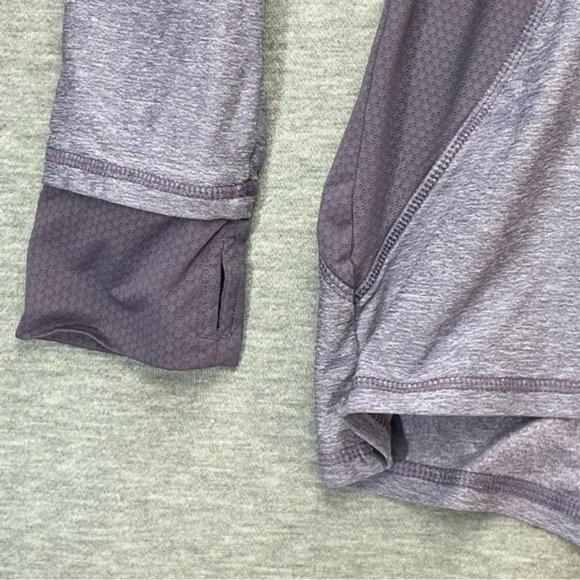 Champion Womens 1 4 Zip Purple Pullover Size Xl Long Sleeve - Picture 3 of 10